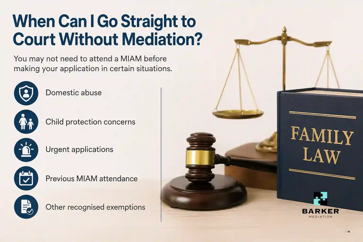When Can I Go Straight to Court Without Mediation St Austell?